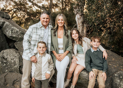 Dr. Matt Hubbard with his family
