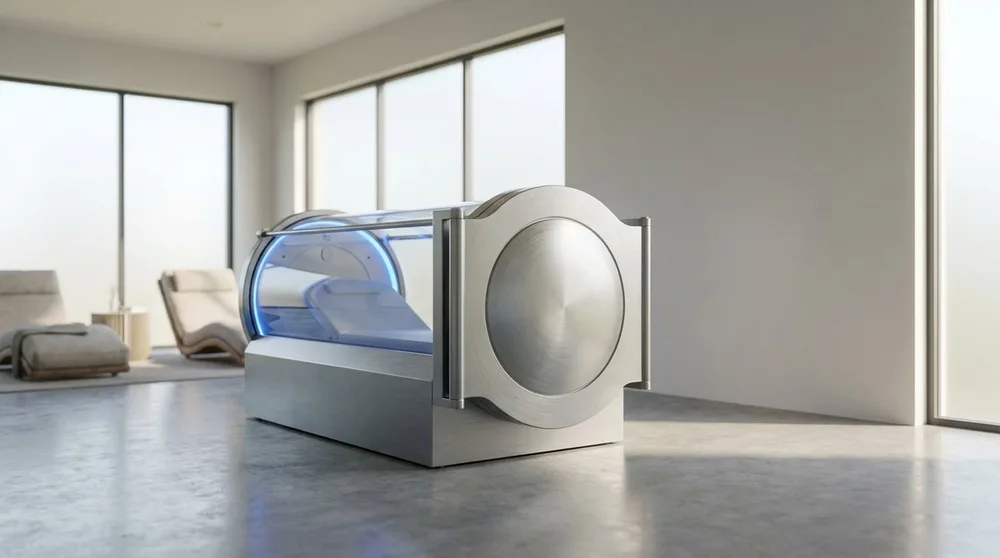 Illustration of a hyperbaric chamber
